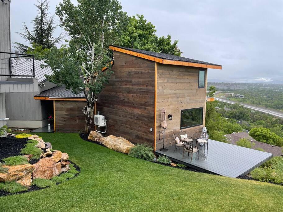 Luxury Alpine Treehouse Villa Holladay Eksteriør billede