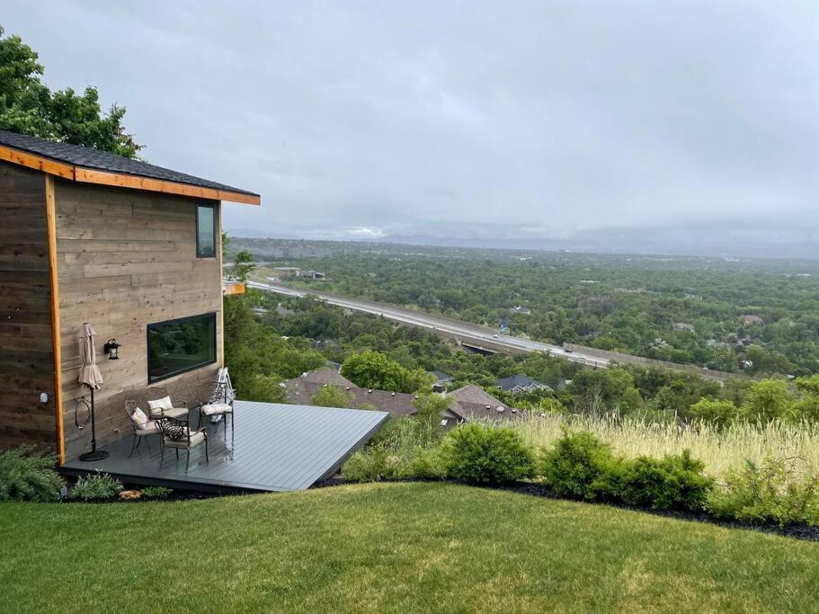 Luxury Alpine Treehouse Villa Holladay Eksteriør billede